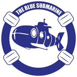 The Blue Submarine logo.
